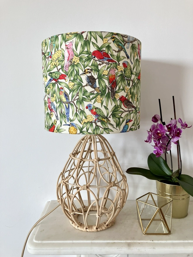 Lampshade, Bedside Lampshade, Maximalist Decor, Home Decor, Drum Lampshade, Table Lampshade, Ceiling Lampshade