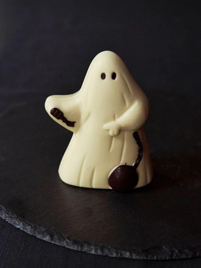 Halloween chocolate ghost