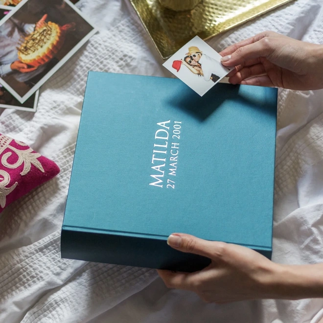 Personalised luxury photo album
