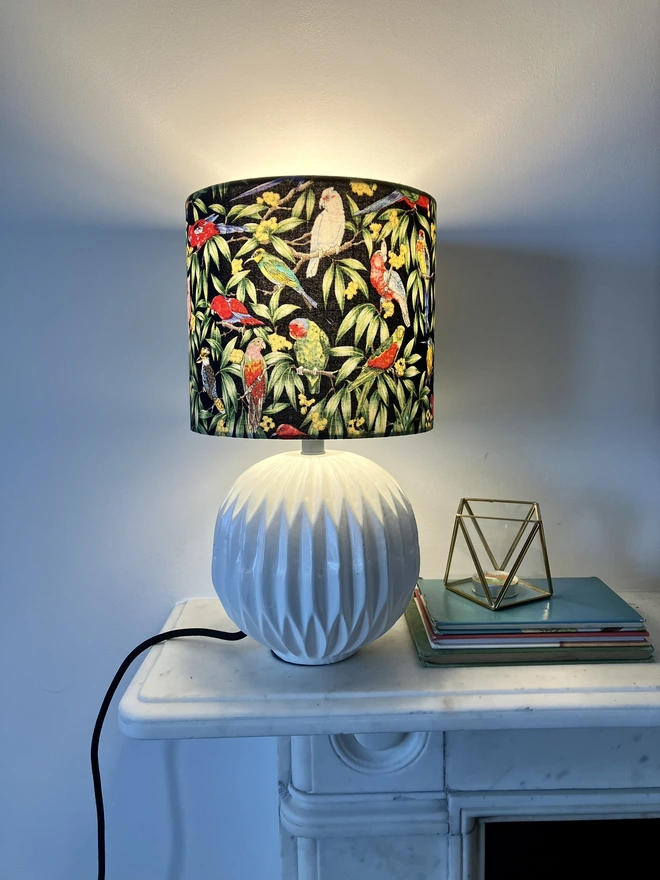 Lampshade, Bedside Lampshade, Maximalist Decor, Home Decor, Drum Lampshade, Table Lampshade, Ceiling Lampshade