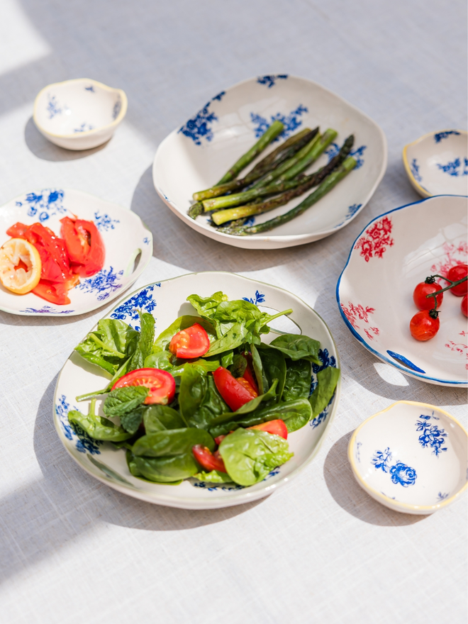 Floral Ceramic Bowls