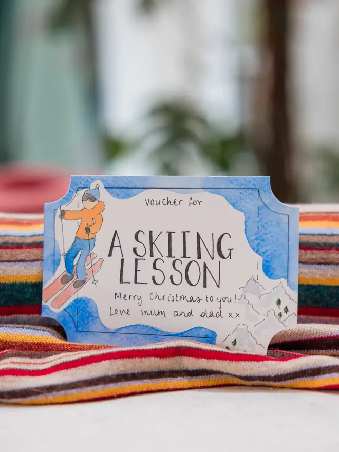 Skiing Lesson Gift Voucher