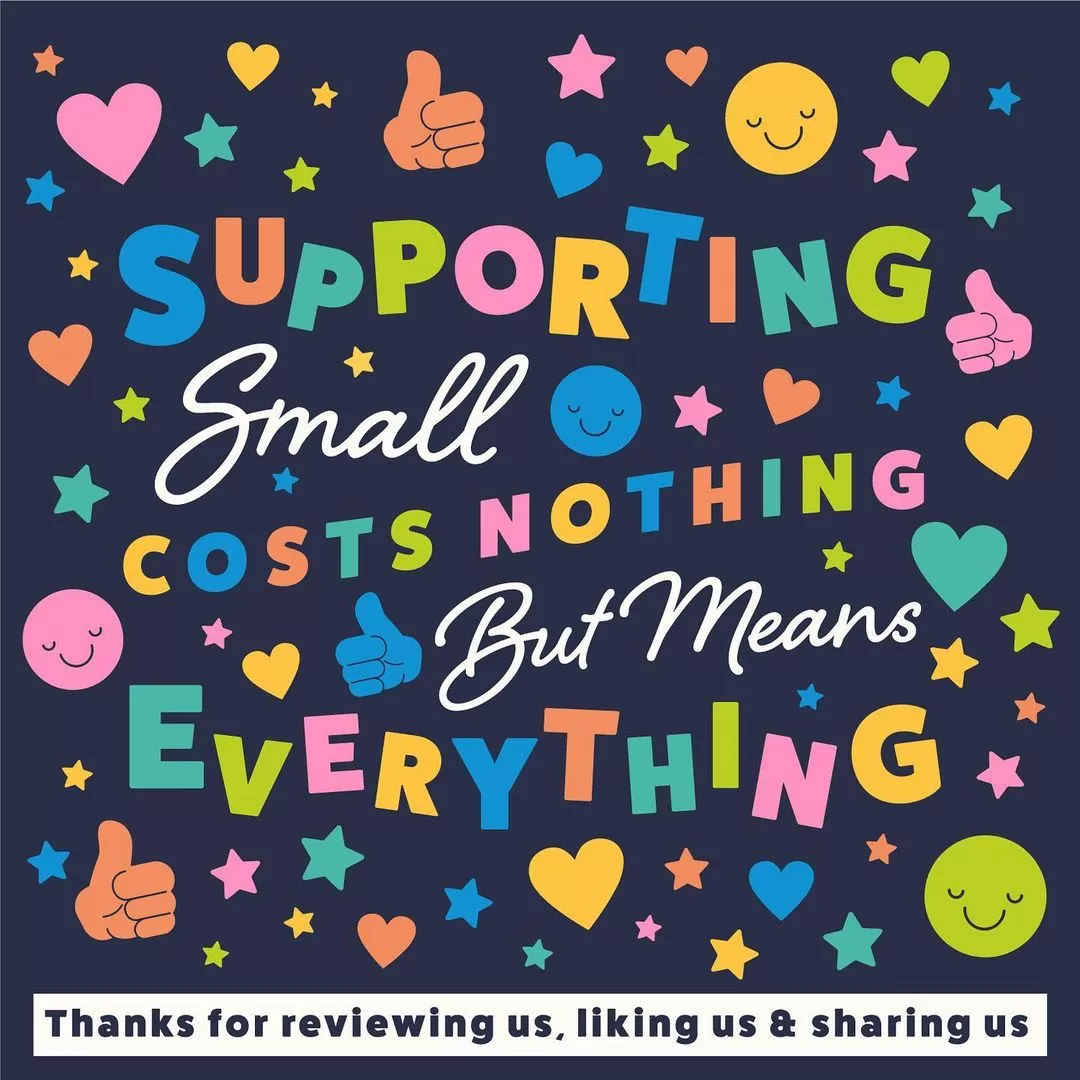 Supporting Small Costs Nothing But Means Everything Illustration