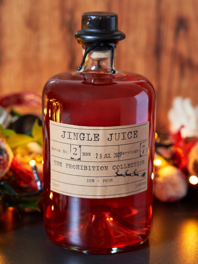 Jingle Juice Bottled Christmas Cocktail