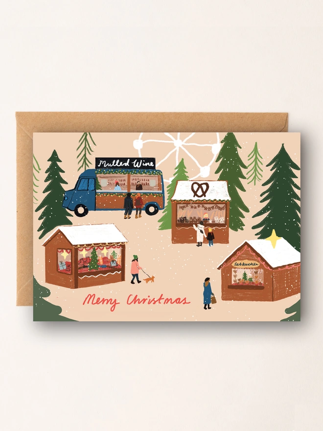 Christmas Market Card