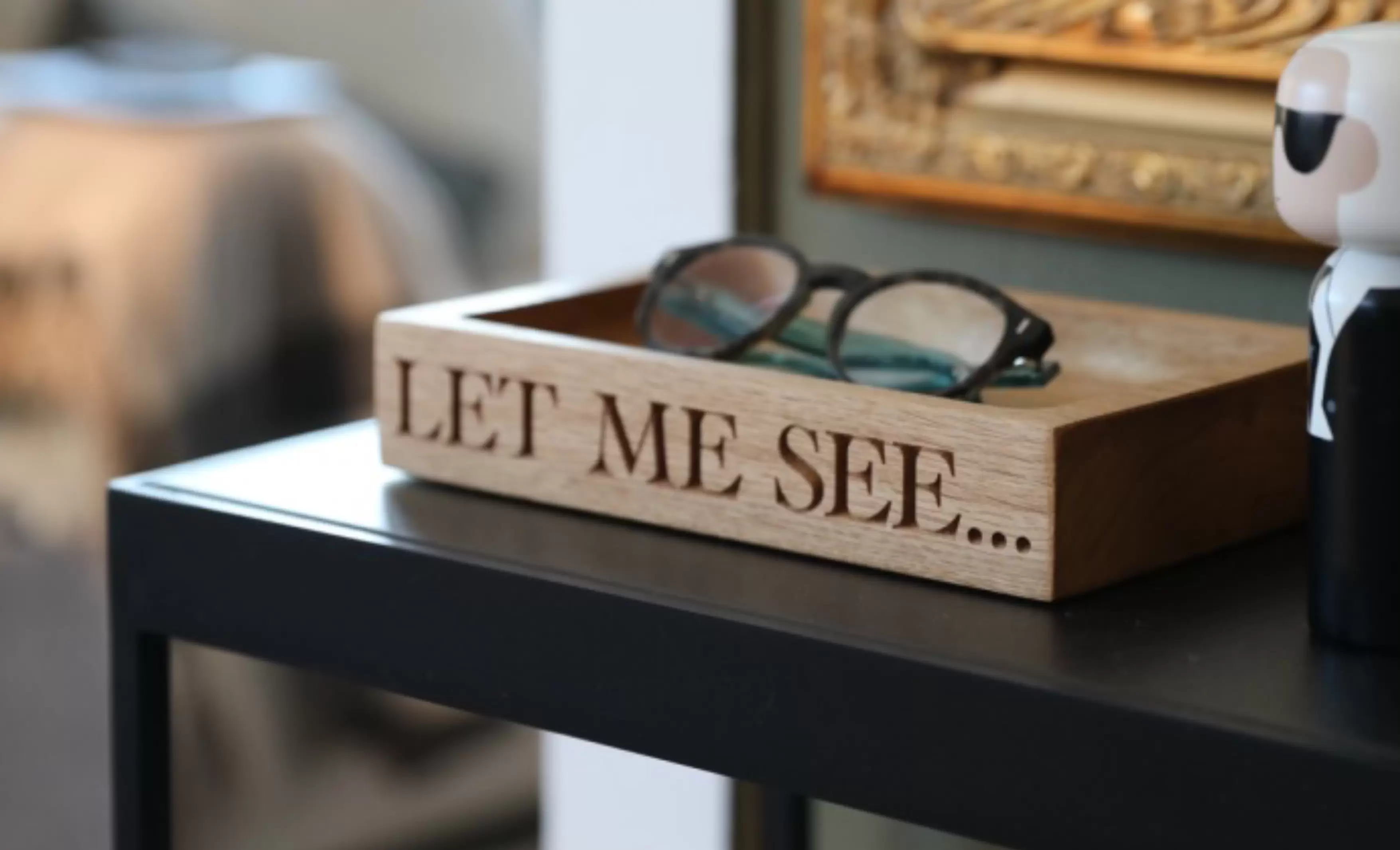 'Let me see' glasses holder from Oak & Rope