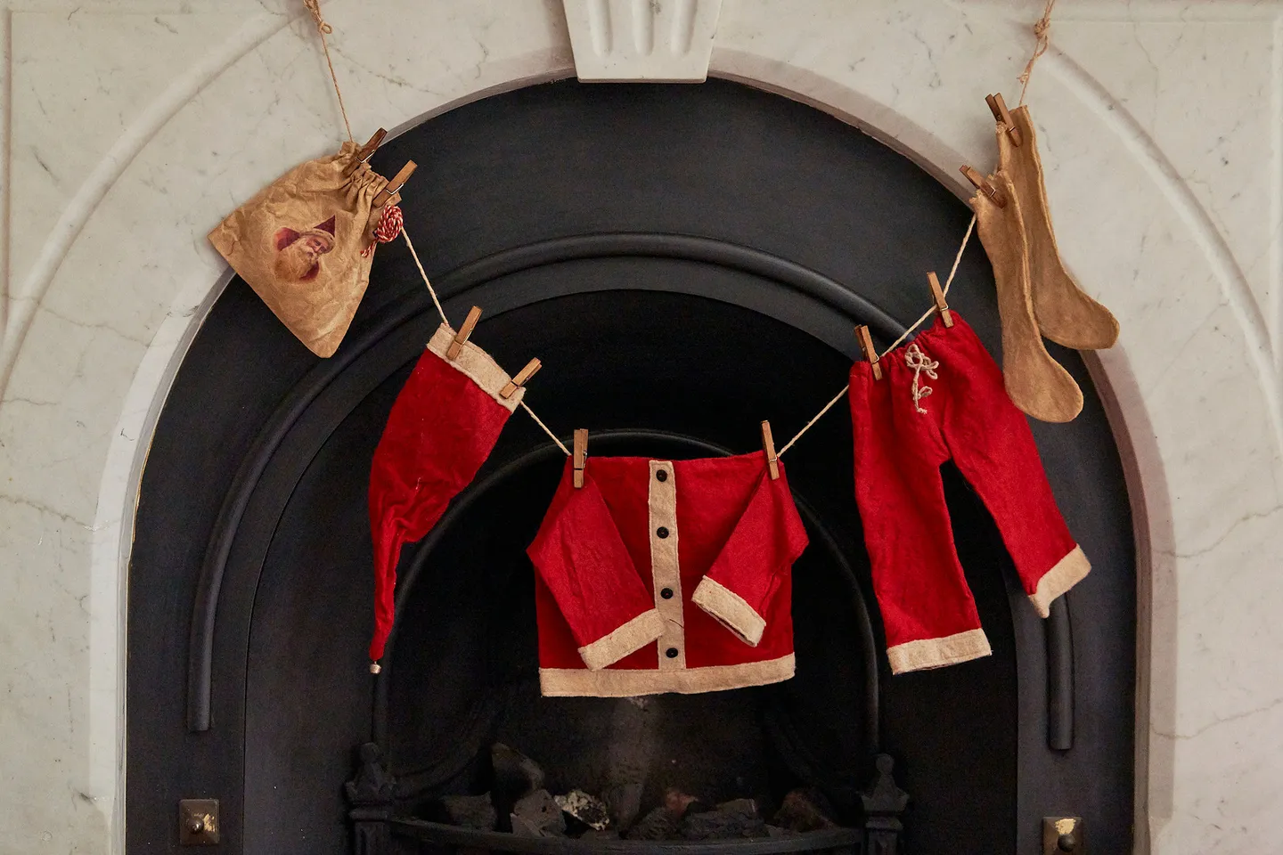 Santa's washing line bunting