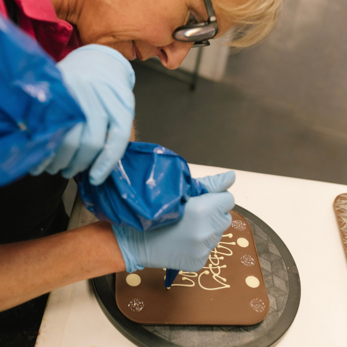 Piping Chocolate Slab