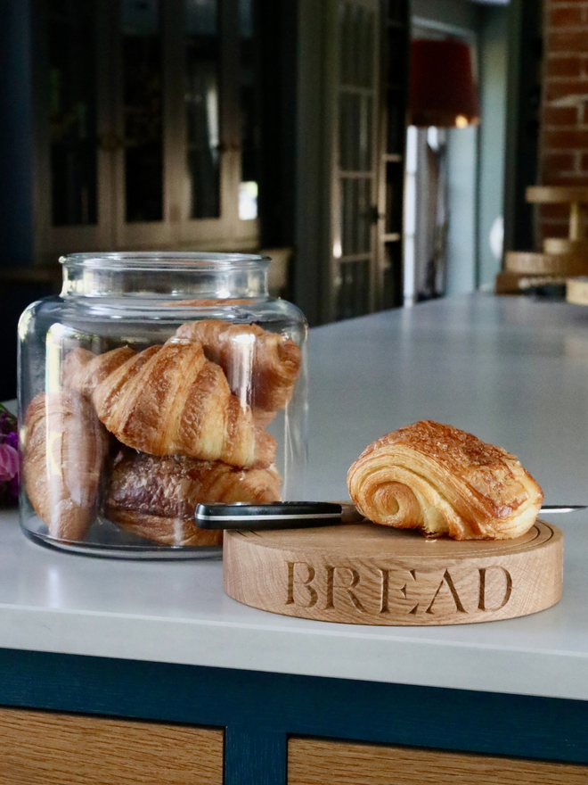 Glass Bread Bin