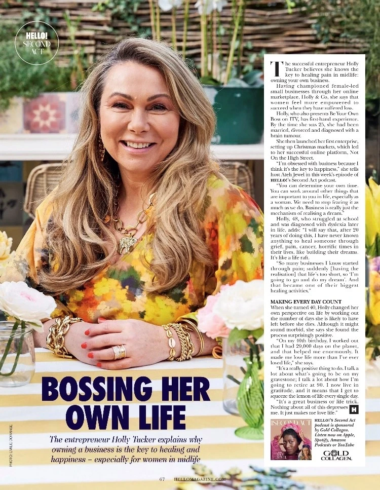 Hello magazine feature