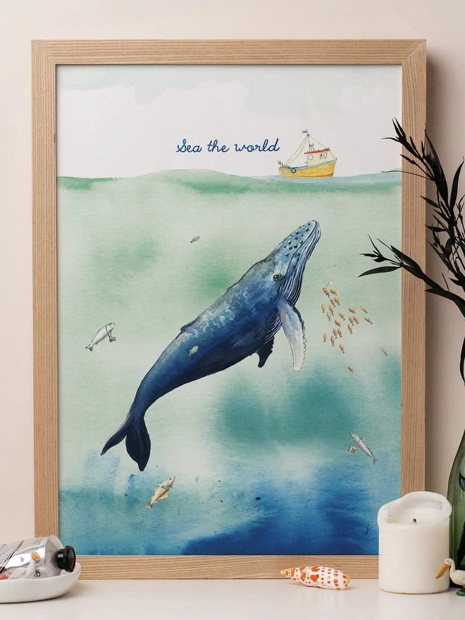 'Sea The World' Print 