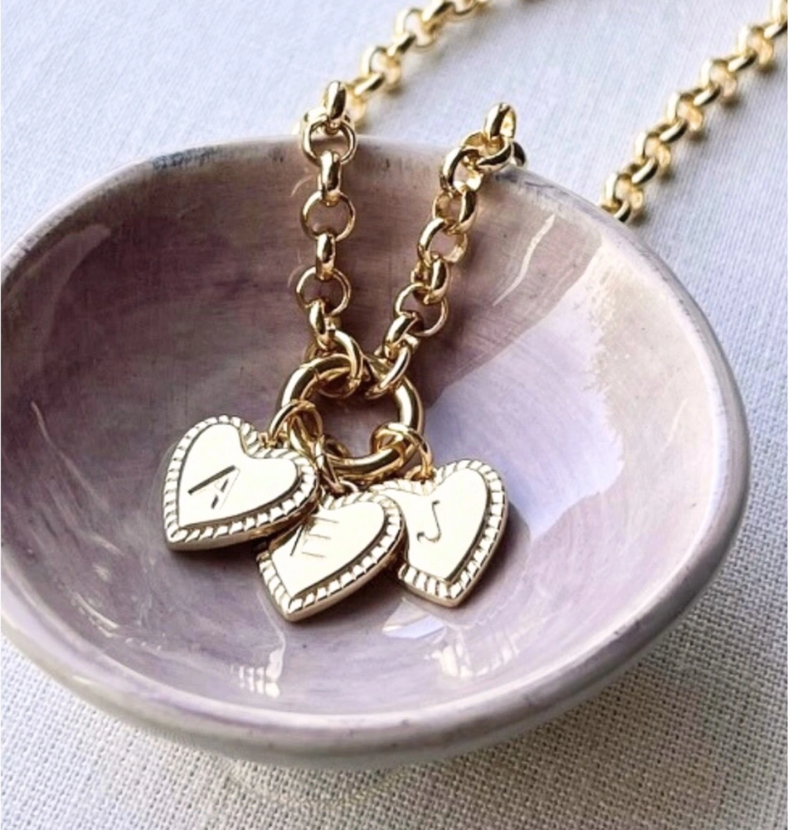 Family charm necklace