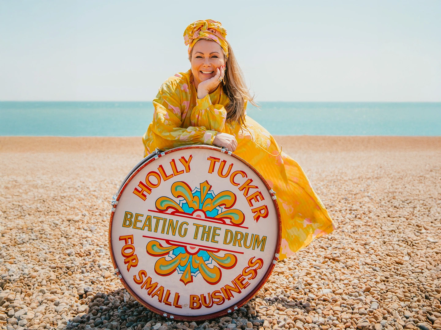 Holly Tucker beating the drum for small business