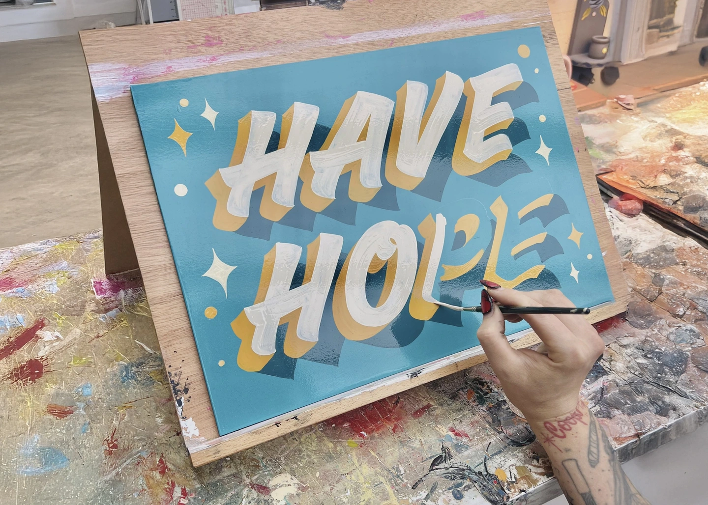 Customised sign painting