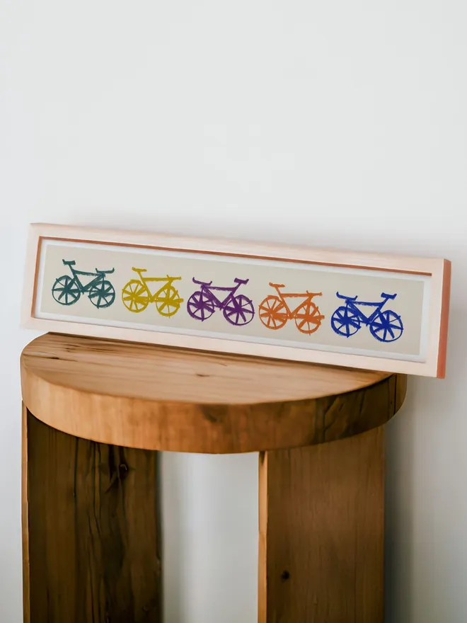 Bicycle Panoramic Art Print