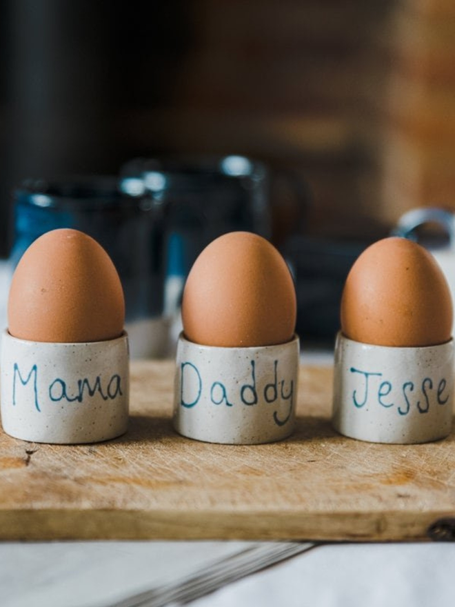 personalised egg cups lifestyle shot