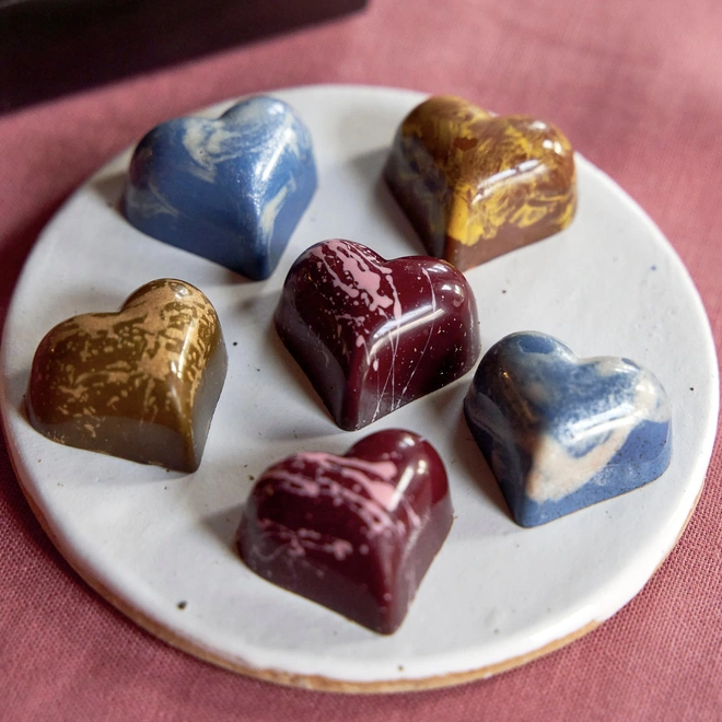 Valentine's day heart chocolate