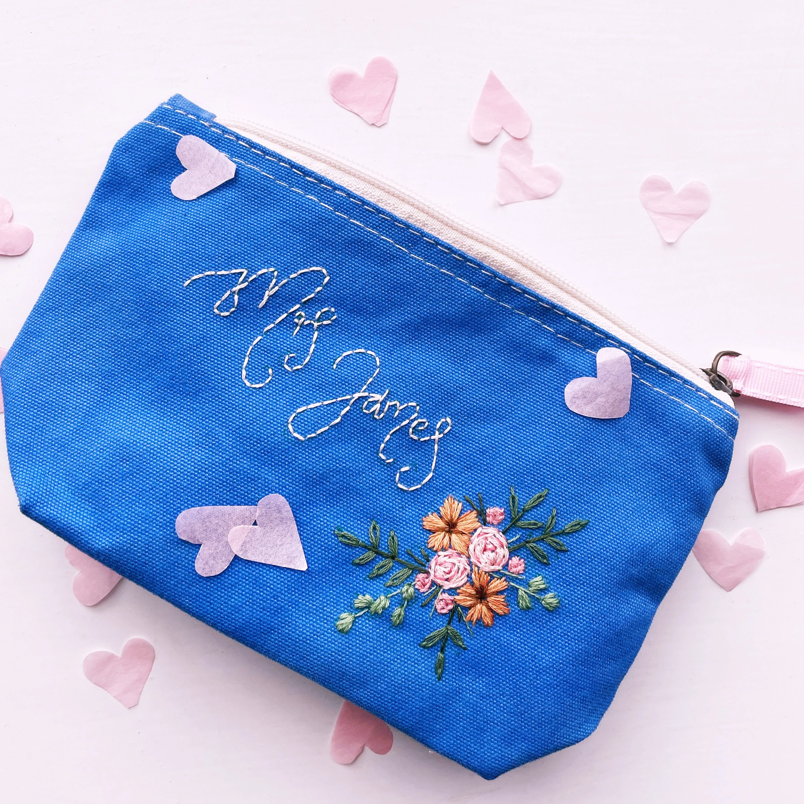 Personalised Mrs Cosmetic Bag