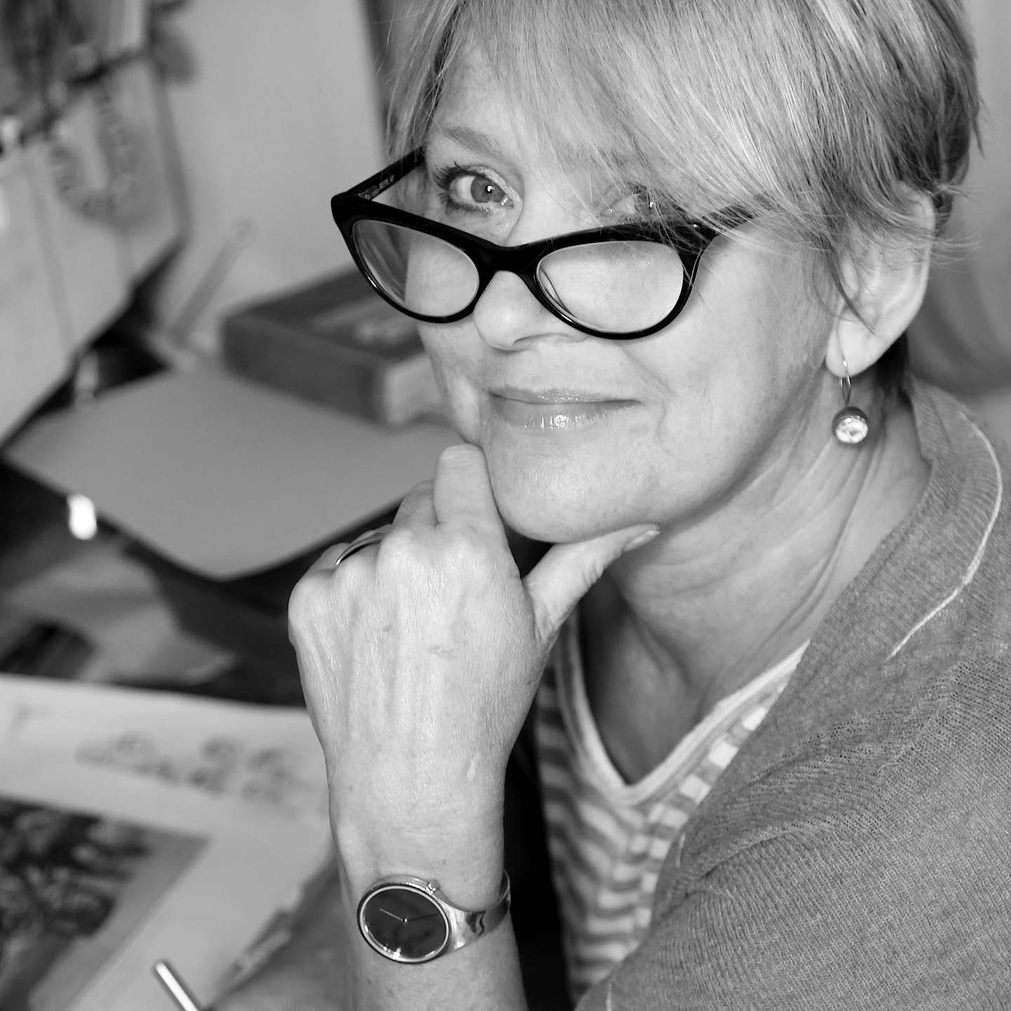 Alison Stockmarr in her studio.