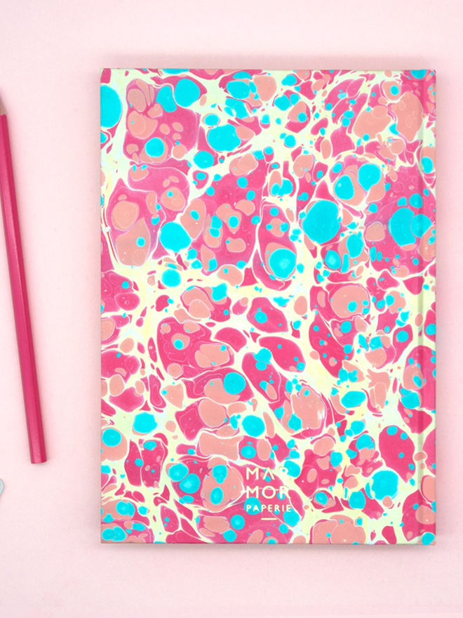 Marbled Journal - Pastels Colour