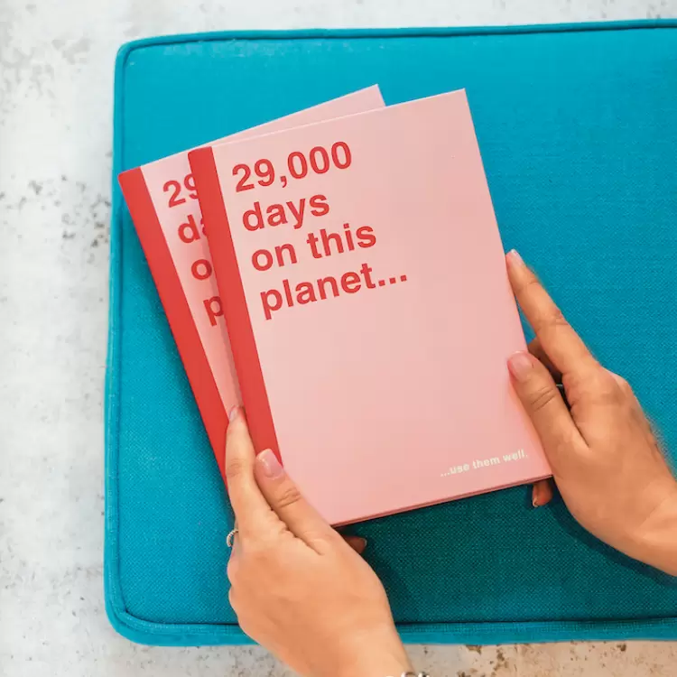 '29,000 Days' notebook, by Papier for Holly & Co
