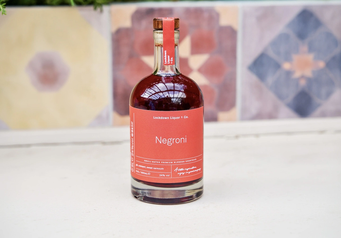 Negroni personalised bottled cocktail