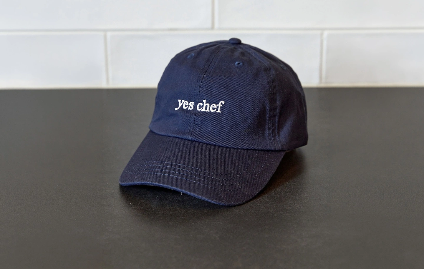 Yes chef embroidered cap