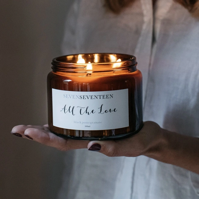 All the love candle