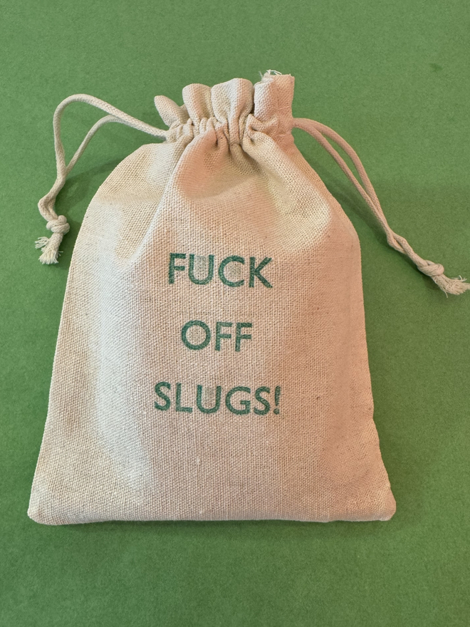 Fuck off slugs gift pouch