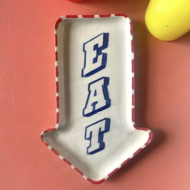 Eat ceramic food snack dish