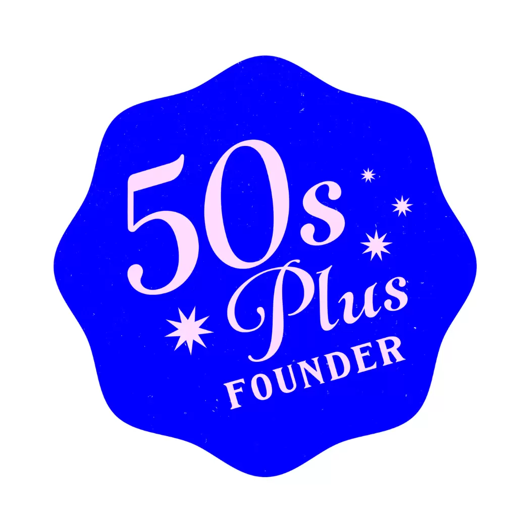 50s Plus Badge