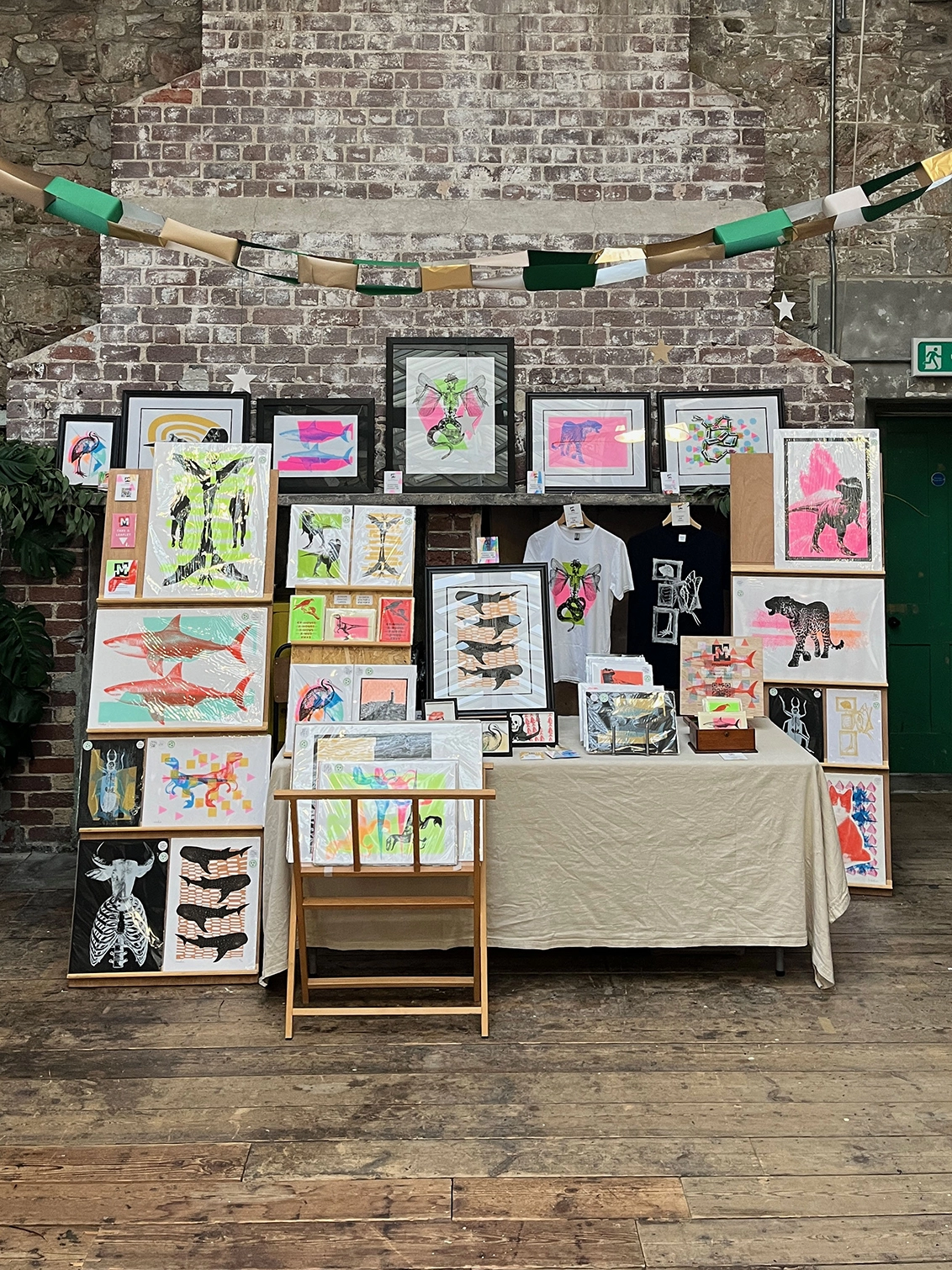 Memori Prints - Craft fair stall set up 2022
