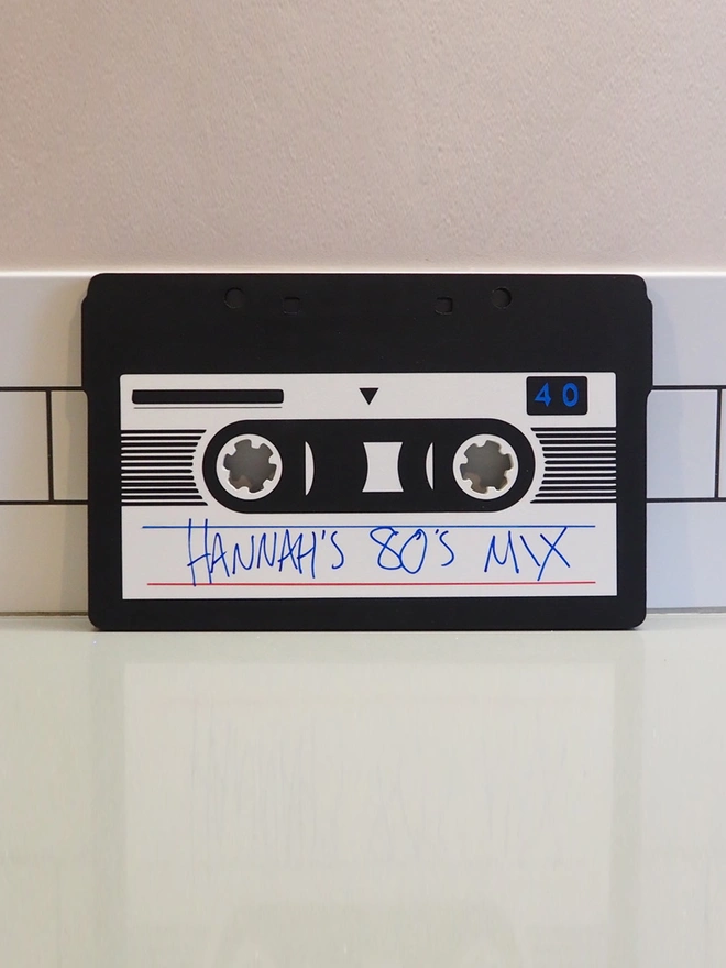 Cassette Tape in kitchen