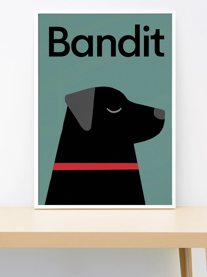 Personalised Labrador Print