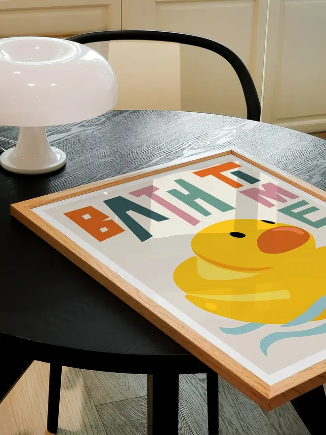 'Bath Time' Bathroom Art Print