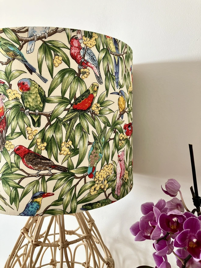 Lampshade, Bedside Lampshade, Maximalist Decor, Home Decor, Drum Lampshade, Table Lampshade, Ceiling Lampshade