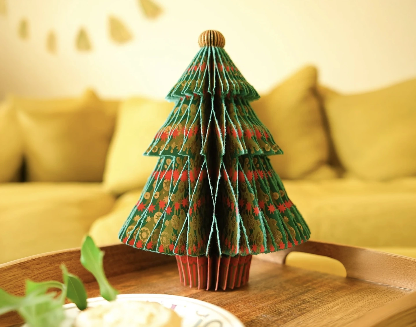Paper Christmas tree decoration