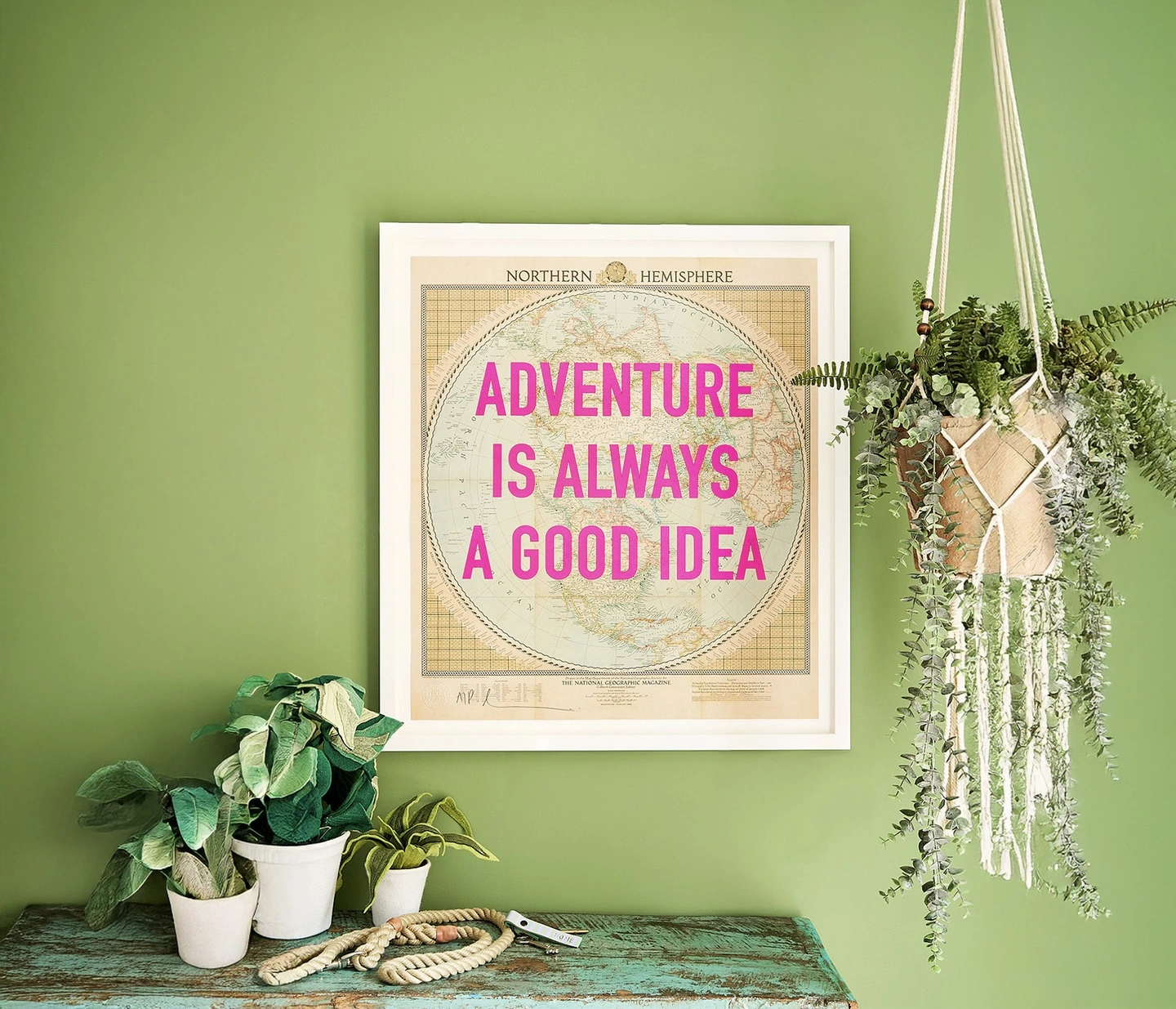 Adventure is always a good idea print