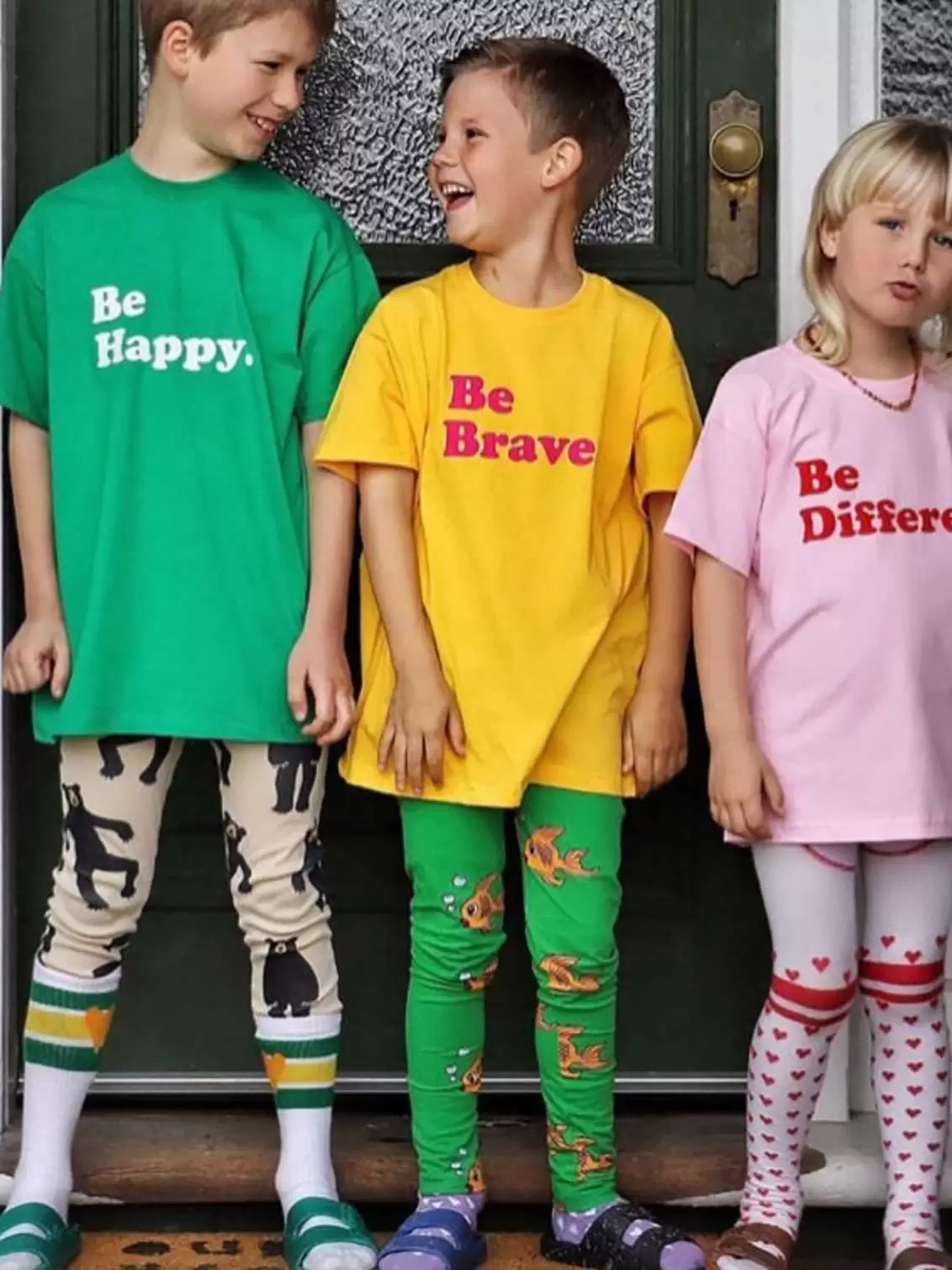 Positivitees positive quote T-shirts for kids