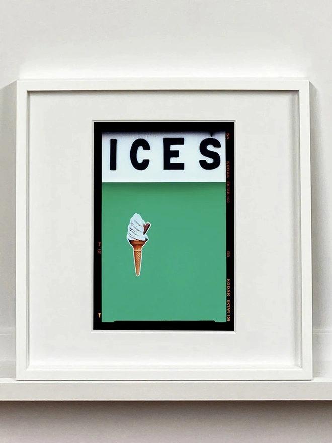 'ICES', Viridian Green, Bexhill on Sea, Colourful Artwork