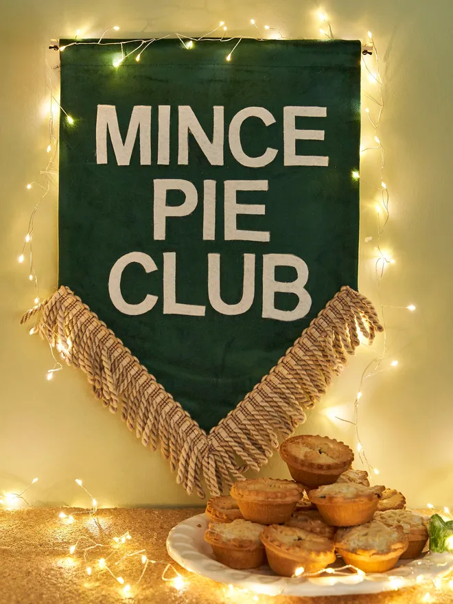 Mince pie club banner