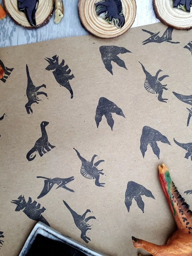 Dinosaur Ink Stamps