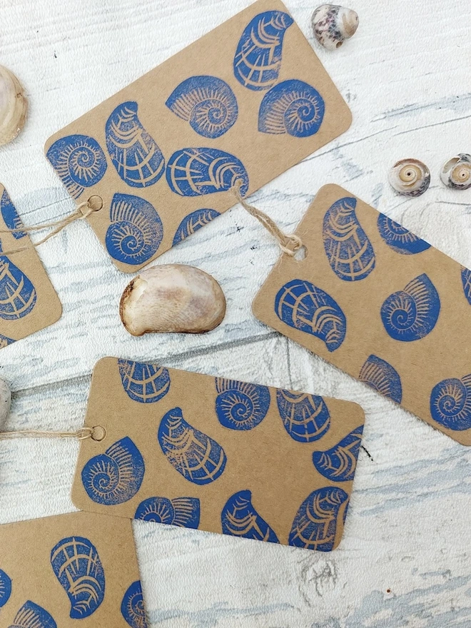 Sea Shell Ink Stamps