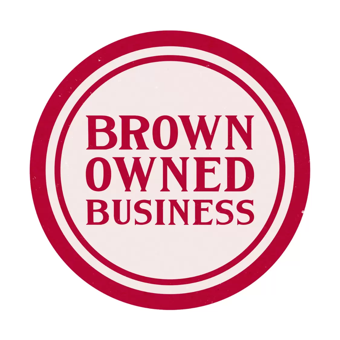 Brown owned business badge