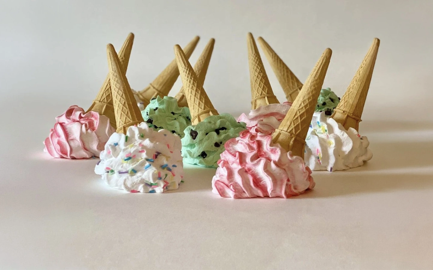 Fake food ice cream cone