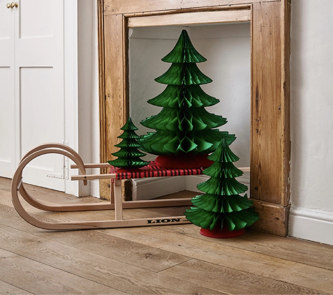 Paper pop up Christmas trees