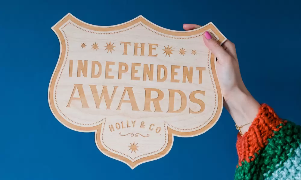 Independent Awards plaque