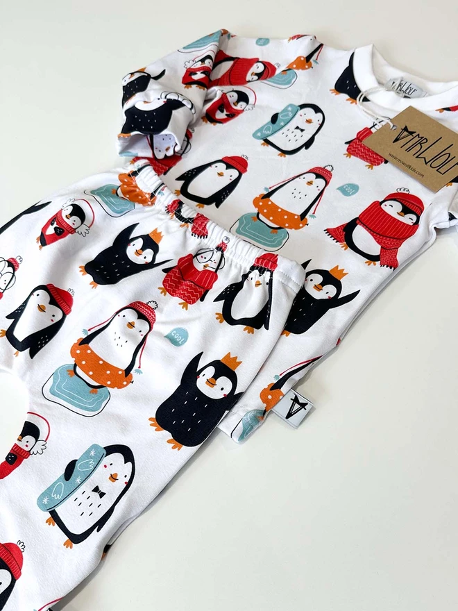 christmas penguins set