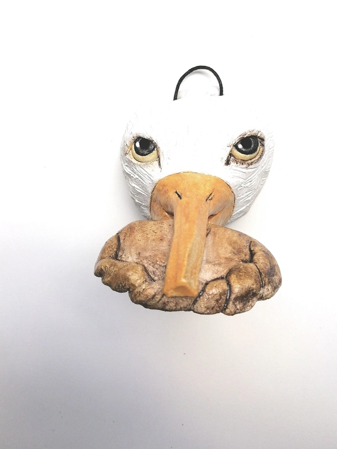 Pasty Gulls Ceramic Sculpture