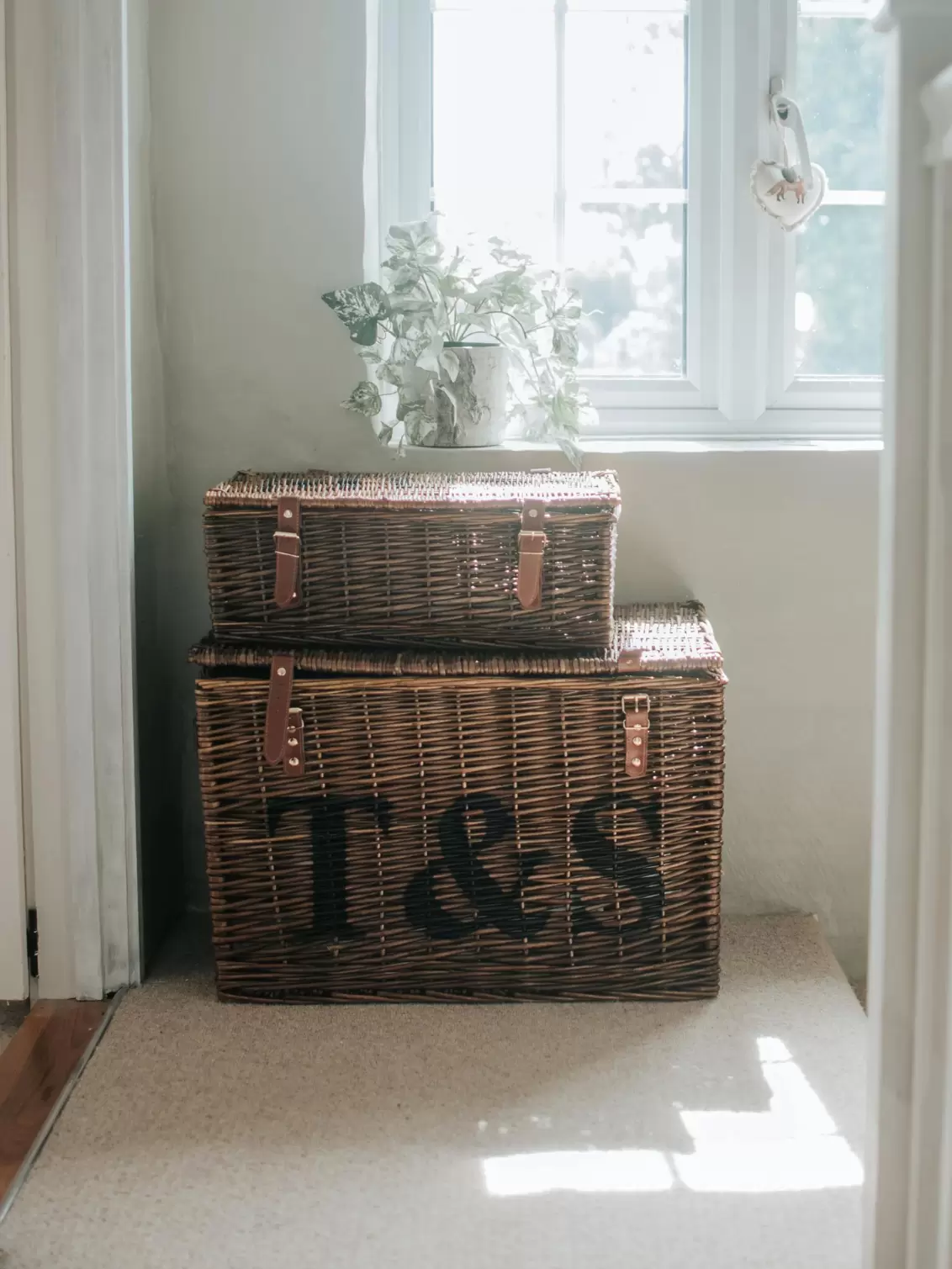 Hampers of Haughley Hampers Under Bright Window